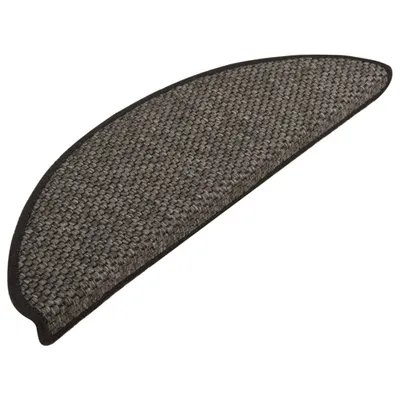 Immagine prodotto di Tappeti Autoadesivi Scale Aspetto Sisal 15pz 65x21x4 Antracite