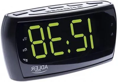 Productafbeelding van Wekkerradio - Digitale Klok - Wakker Worden - Groot LED Display - 48 mm Cijferhoogte - Zwart