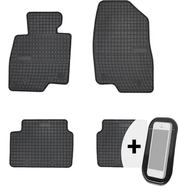 Produktbild von Gummimatten Auto Fußmatten Automatten Passgenau 4-teilig Set - passend für Mazda 3 III 2014-2019