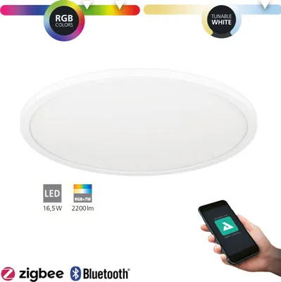 Zdjęcie produktu dla Eglo Connect LED lampa sufitowa Rovito-Z biały Ø 42 cm z możliwością ściemniania, ww-kw