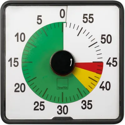 Produktbild von TimeTEX Timer "Countdown" L, 20x20 cm mit Ampelscheibe