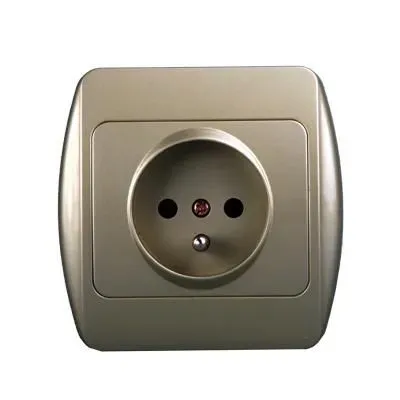 Image de Prise satinée 250V 16A
