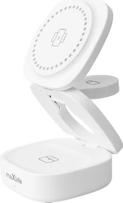 Image de MaXlife Maxlife wireless charger MXWC-06 15W 3in1, white