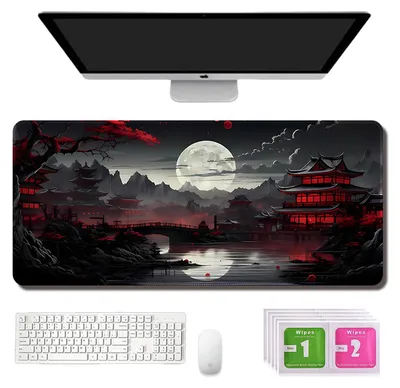 Obrázek produktu pro Podložka pod myš pro hraní - XXL, 900 x 400 mm - Guma - Černá