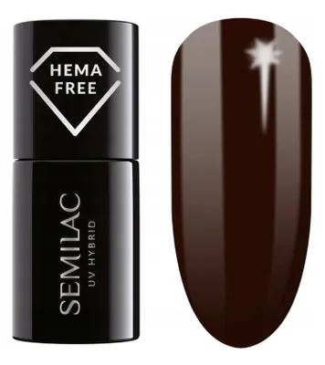 Produktbild von Semilac UV Hybrid Nail Polish 419 Wooden Brown 7ml