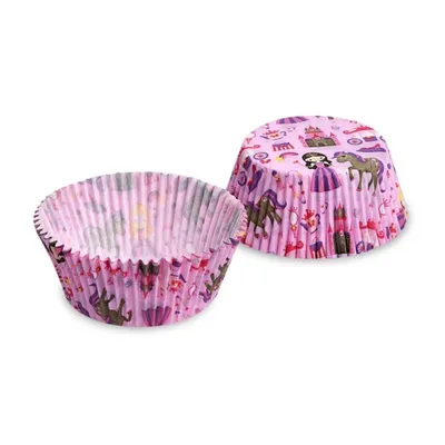 Image de Princesse cupcake 50x30mm 40pcs - Wimex