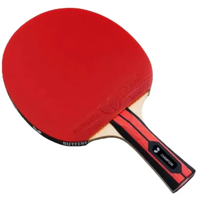 Immagine prodotto di Butterfly - Racchetta da ping pong "Team Champion" MR2307 (taglia unica) (nero/rosso)