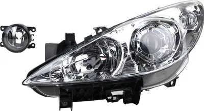 Immagine prodotto di Johns, Fari alogeni adatti per Peugeot 307 07/ 2005 - H7 H1 Li. Driver + fog 620886 8200074008 6202E1 00006202E1 6710027 0000620639 620639