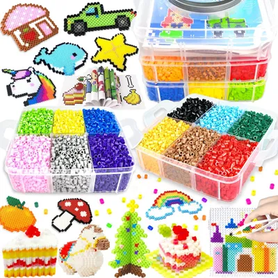 Immagine prodotto di Set di perline di sicurezza - 10.000 pezzi - Multicolore