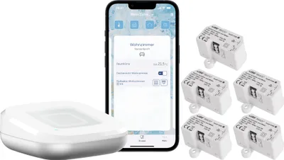 Produktbild von HOMEMATIC IP Schalt-Mess-Aktor Unterputz + Accesspoint 2
