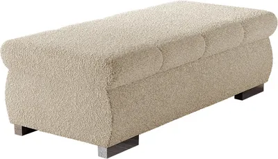 Produktbild von MIRJAN24 Polsterhocker Bangkok Groß, Moderne Sitzhocker vom Hersteller, Holzkonstruktion, 120x60x39 cm (Farbe: Abriamo 03)