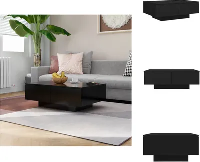 Produktbild von vidaXL Couchtisch Schwarz 90x60x31 cm Holzwerkstoff -  Couchtische