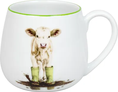 Immagine prodotto di Könitz Kuschelbecher Tapsiges Kälbchen, Porzellan, Grün, 400 ml, 11 1 143 2963
