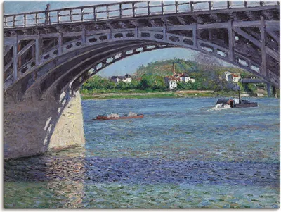 Produktbild von ARTland Leinwandbild Die Brücke bei Argenteuil. Um 1883 Größe: 40x30 cm