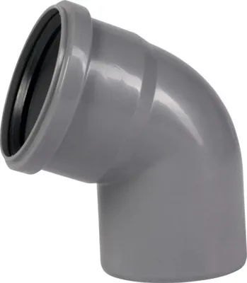 Produktbild von Ostendorf HT-B Abflussrohrsystem Bogen aus PP, Nennweite 90 mm, 67° Winkel