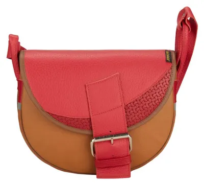 Immagine prodotto di Borsa a tracolla in pelle marrone per donna, modello Freshman Mini