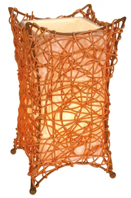 Obrázok produktu pre Stolová lampa Näve s košíkom; farba: oranžová, 339798