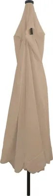 Obrázok produktu pre vidaXL Záhradný slnečník Taupe 395 x 395 x 245 cm Polyester