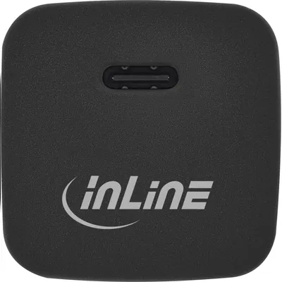 Produktbild von InLine USB Netzteil Ladegerät Single USB-C, 33W, schwarz, Drinnen, AC, 11 V, Schwarz