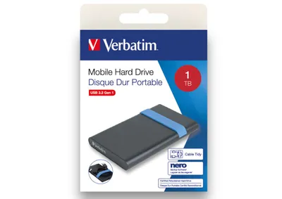 Image de Verbatim 53112 Dd Externe 1Tb Usb3.2