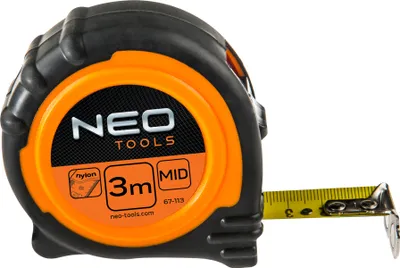 Image de Mètre à ruban en acier roulé 3 m x 19 mm, aimant 67-113 NEO