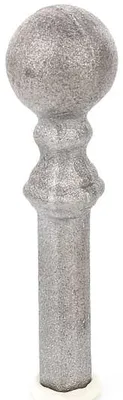 Produktbild von LogistSystem 1 Stück Zierspitze Metall - 95x27mm (HxB) / Basis: 12x12 Zaundekoration 40.095