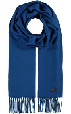 Produktbild von FRAAS Schal Cashmink® Scarf with Fringe Royal Blue blau