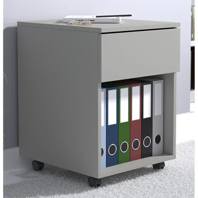 Produktbild von VCM Rollcontainer | Beistellcontainer mit Schubladen | Maße ca. H. 55 x B. 39 x T. 45 cm | Bürocontainer - Dalosa 1 Schublade