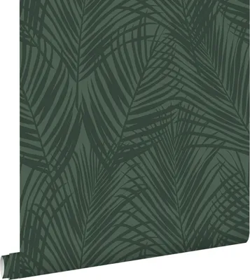 Zdjęcie produktu dla ESTAhome Tapeta liście palmowe ciemnej zieleni 53 cm x 10.05 m