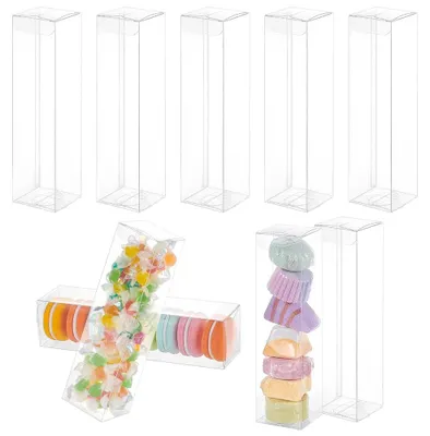 Productafbeelding van Cadeaukisten, set van 30 stuks - Transparant, 5 x 5 x 20 cm
