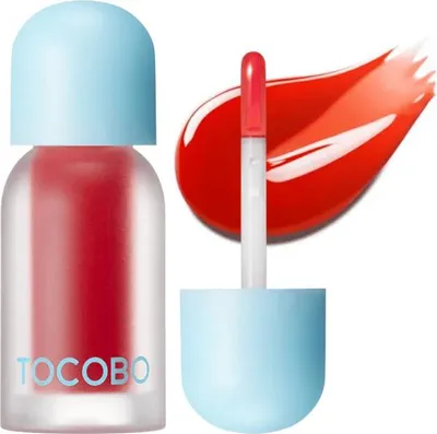 Produktbild von TOCOBO Juicy Berry Plumping Lip Oil 01 Chill Red 4 g - rotes pflegendes Lippenöl