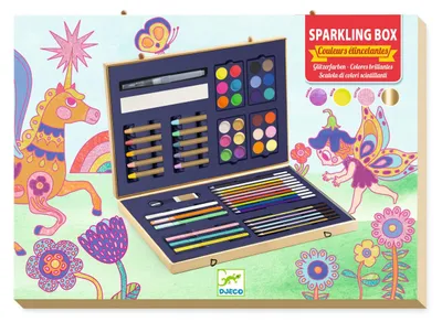 Immagine prodotto di Scatola da disegno e pittura colori brillanti, Djeco