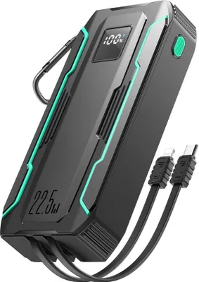 Image de Batterie externe NEXTBATT puissante de 20 000 mAh et 22,5 W avec câbles intégrés