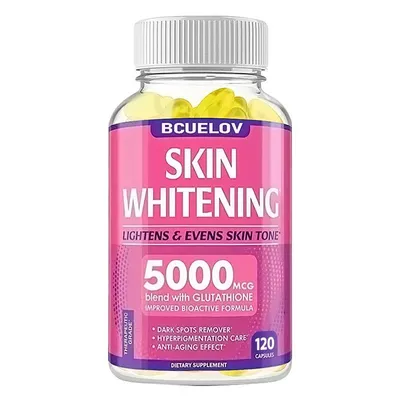Image de Gélules de L-glutathion 5000 µg – Éclaircissement de la peau, anti-âge et antioxydant