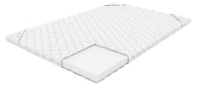 Produktbild von Crownmiller Basic Topper 80x200 cm mittelfest, Komfortschaumtopper, 5 cm hoch, abnehmbarer Bezug, 60 Grad waschbar