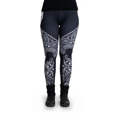 Produktbild von cosey - bedruckte bunte Leggins (Einheitsgröße) - Design Paisley