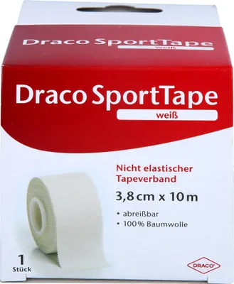 Produktbild von Dracotapeverband 10mx3,8cm weiß, 1 St VER