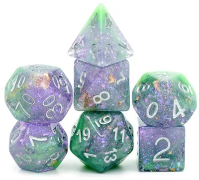 Image de Jeu de dés Foam Brain Games vert et violet - Jouet éducatif pour enfants