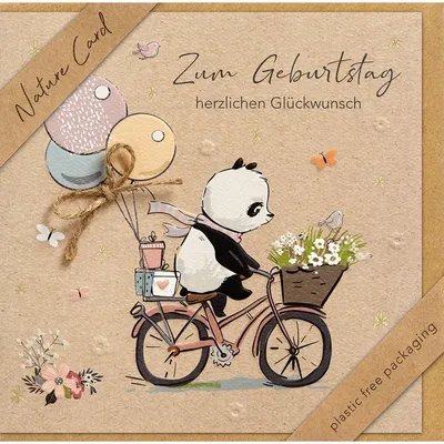 Produktbild von BSB 69-4035 Geburtstagskarte Nature Card - inkl. Umschlag