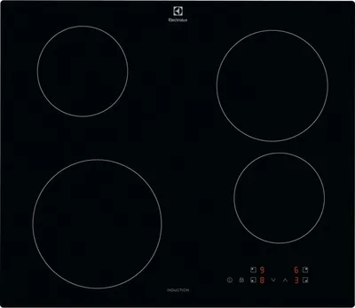 Image de Electrolux Serie 300 949492519 LIB60420CK Black Built-in 59 cm Zone induction hob 4 zone(s)