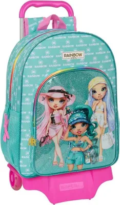 Obrázok produktu pre Safta Rainbow High Paradise Batoh s kolieskami Blue Blue Jedna veľkosť