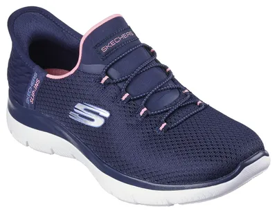 Immagine prodotto di SKECHERS SLIP INS SUMMITS - DIAMOND DREAM scarpe da ginnastica da donna 150123W/NVPK WIDE FIT, numero di scarpe:38 EU
