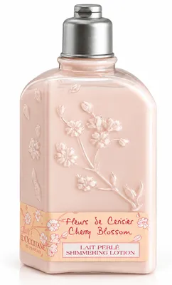 Produktbild von L'Occitane Cherry Blossom Shimmering Lotion, Lotion, Frauen, Feuchtigkeitsspendend, Weichmachend, Universal, 250 ml, Flasche