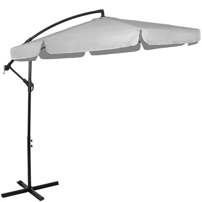 Produktbild von Springos® Premium Sonnenschirm XXL Ø 350 cm Ampelschirm mit Kurbel inkl. Hülle | Wasserdicht drehbare Gartenschirm Sonnenschutz Terrasse Garten