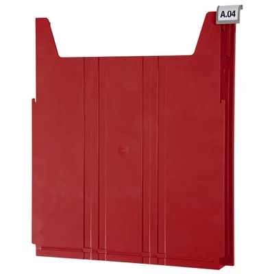 Produktbild von EICHNER Wandsortierer BIG Anbaumodul rot B262xT42xH302mm - 9218-05054-020