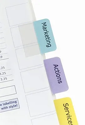 Produktbild von Avery Printable Tabs, 21 cm, 29,6 cm