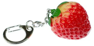 Produktbild von Erdbeeren Schlüsselanhänger Schlüsselring Erdbeere Beere Frucht Obst