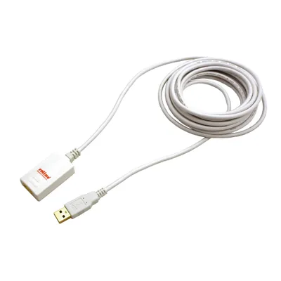 Zdjęcie produktu dla ROLINE 5m USB 2.0 A, 5 m, USB A, USB A, USB 2.0, Męska/Żeńska, Biały