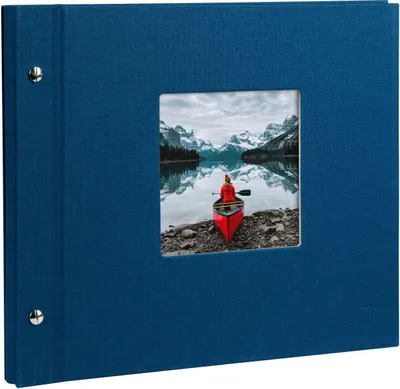 Image de Goldbuch album à vis Bella Vista 30x25 cm bleu 40 pages noires