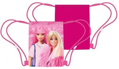 Productafbeelding van Barbie sporttas, 40 cm, kinderrugzak, roze, iconische uitvoering